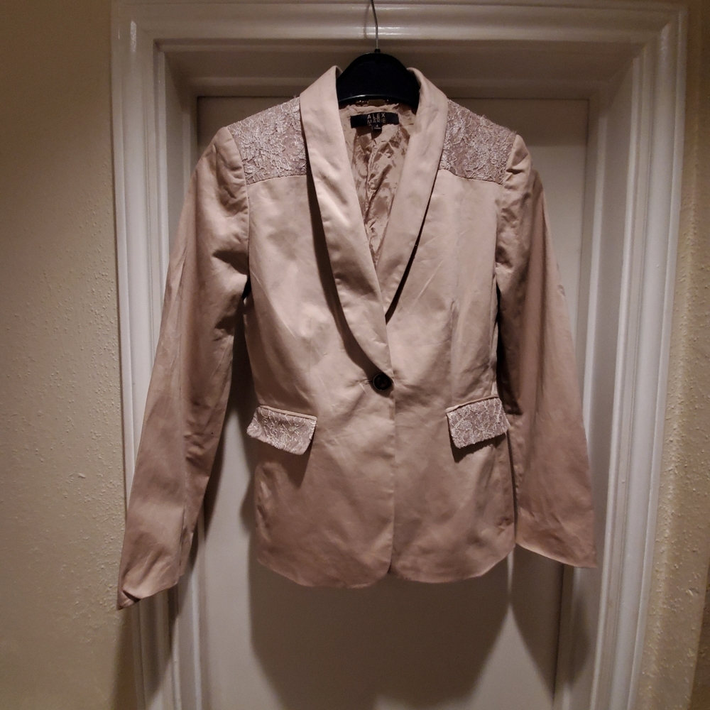 Alex Marie Blazer Tan Size 6